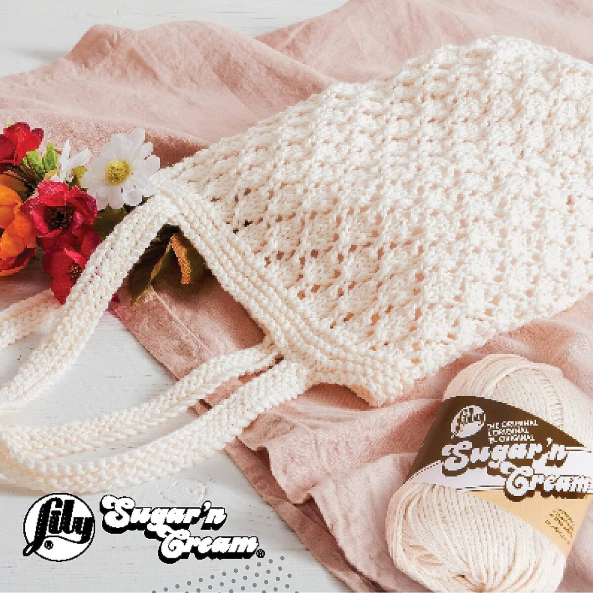 Lily Sugar 'N Cream The Original Ombre Yarn, 2oz, Gauge 4 Medium, 100% Cotton, Painted Desert - Machine Wash & Dry - Image 10