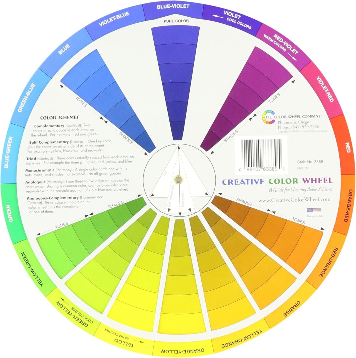 Cox 3389 Creative Color Wheel- - Image 6