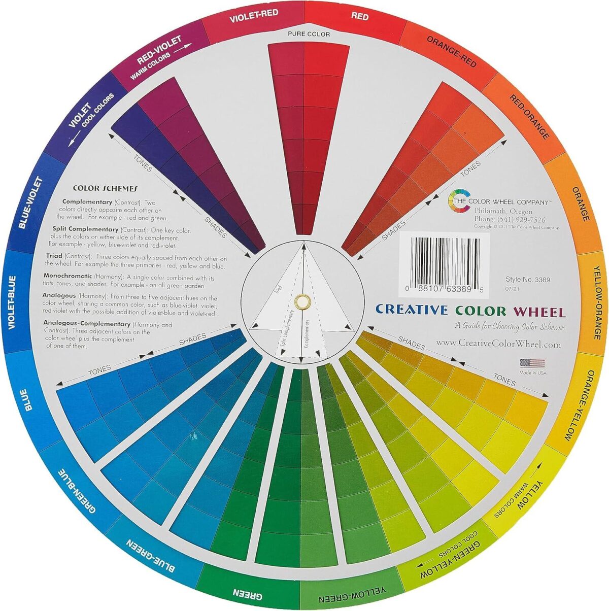 Cox 3389 Creative Color Wheel- - Image 4