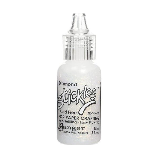 RANGER Stickles Glitter Glue .5oz, Diamond, 1 Count (Pack of 1)