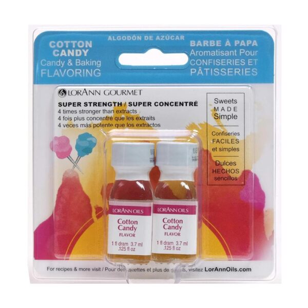 LorAnn Cotton Candy SS Flavor, 1 dram bottle (.0125 fl oz - 3.7ml - 1 teaspoon)