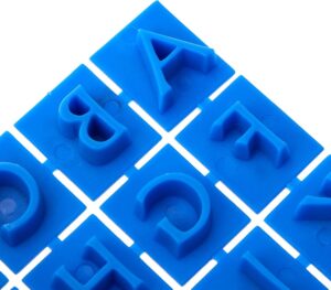 Midwest Products Traditional Letters and Numbers Stepping Stone Stamps (905-20510) - Image 3