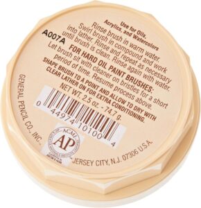 General Pencil Company The Masters Brush Cleaner & Preserver 2.5 0z. - Image 3
