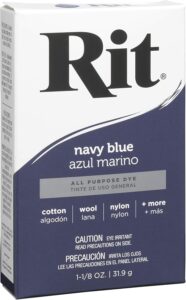 Rit Dye 3-30 Powdered Fabric Dye, Navy Blue - Image 4