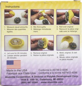Alumilite 10570 Amazing Mold Putty Kit, 0.66-Pound - Image 4