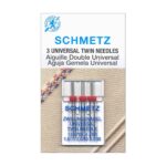 SCHMETZ Twin (130/705 H ZWI BR) Sewing Machine Needles - Carded - Assortment