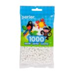 Perler Beads Fuse Beads for Crafts, 1000pcs, White