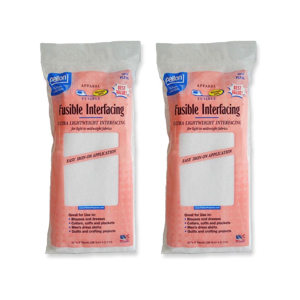 p26.jpg Pellon 15 inches x 3 yards White Fusible Interfacing, 2 Pack - Image 1