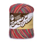 Lily Sugar 'N Cream The Original Ombre Yarn, 2oz, Gauge 4 Medium, 100% Cotton, Painted Desert - Machine Wash & Dry