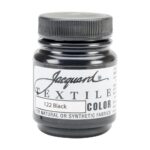 Jacquard Textile Color Black for Clothes, Furniture Upholstery, Shoes or Tote Bags – Indoor & Outdoor