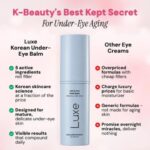 Luxe Korean Under Eye Balm – Lift & Firm 3-in-1 Multi Balm Stick, Hydrating, Smoothing, and Refreshing Eye Care for Dark Circles, Puffiness, and Fine Lines, with PDRN Collagen Extract - Image 8