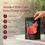 PiPi Tea Organic Hibiscus Tea Bags – Caffeine Free Herbal Tea Rich in Antioxidants, Non-GMO & Vegan, Sourced from Premium Hibiscus Flowers for Daily Wellness & Heart Health Support, 60g - Image 4