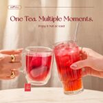 PiPi Tea Organic Hibiscus Tea Bags – Caffeine Free Herbal Tea Rich in Antioxidants, Non-GMO & Vegan, Sourced from Premium Hibiscus Flowers for Daily Wellness & Heart Health Support, 60g - Image 6
