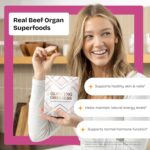 Female-Optimized Beef Organ Superfood | Made In The USA, With USA Beef | Beef Ovary, Uterus, Liver, Heart & 6 More | 100% Grass Fed & Finished, Pasture Raised Cattle | 3rd Party Tested - Image 6