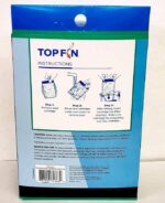 Top Fin Silenstream Large PF-L Filter Cartridges Refill for PF30, PF40 and PF75 Power Filters 6.5in x 4.5in - (6 Count) - Image 2