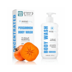 Mirai Clinical Persimmon Body Wash for Old People Smell, Nonenal® Solution | Moisturising Body Wash for Strong Body Odor, Japanese Persimmon and Green Tea Extracts, For Men and Women, 9.29 Fl oz