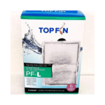 Top Fin Silenstream Large PF-L Filter Cartridges Refill for PF30, PF40 and PF75 Power Filters 6.5in x 4.5in - (6 Count)