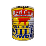 Red Cow Full Cream Milk Powder 2.5 Kg (5.5lb), Made From Real Fresh Milk, Product of Netherlands.